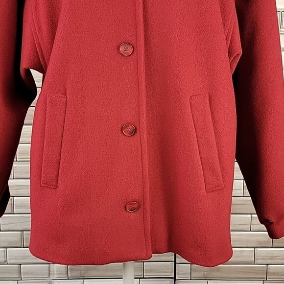 Vintage Maria Peru wool coat Size L - Picture 3 of 9
